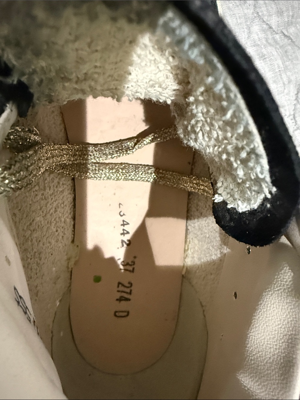 Golden Goose Black and White MIDSTAR Leather Sneaker - Picture 7 of 7